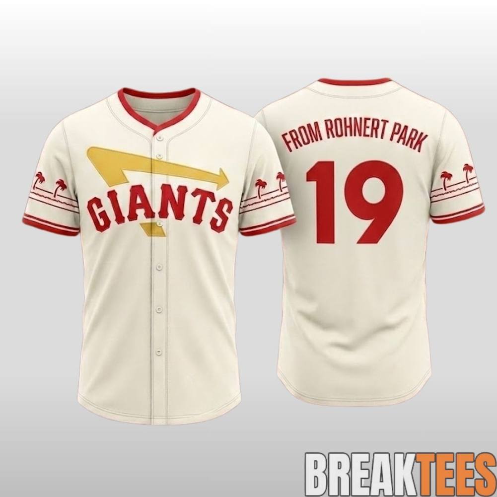 San Francisco Giants West Sacramento Baseball Jersey baseball jersey product view 1