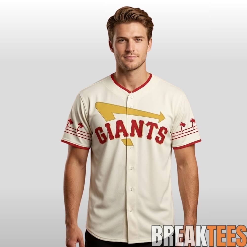 San Francisco Giants West Sacramento Baseball Jersey baseball jersey product view 2