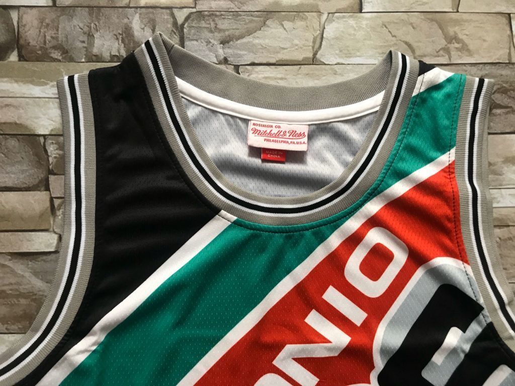 San Antonio Spurs Spurs mitchell&ness Classic Jersey Style 3 Basketball Jersey basketball jersey product view 1