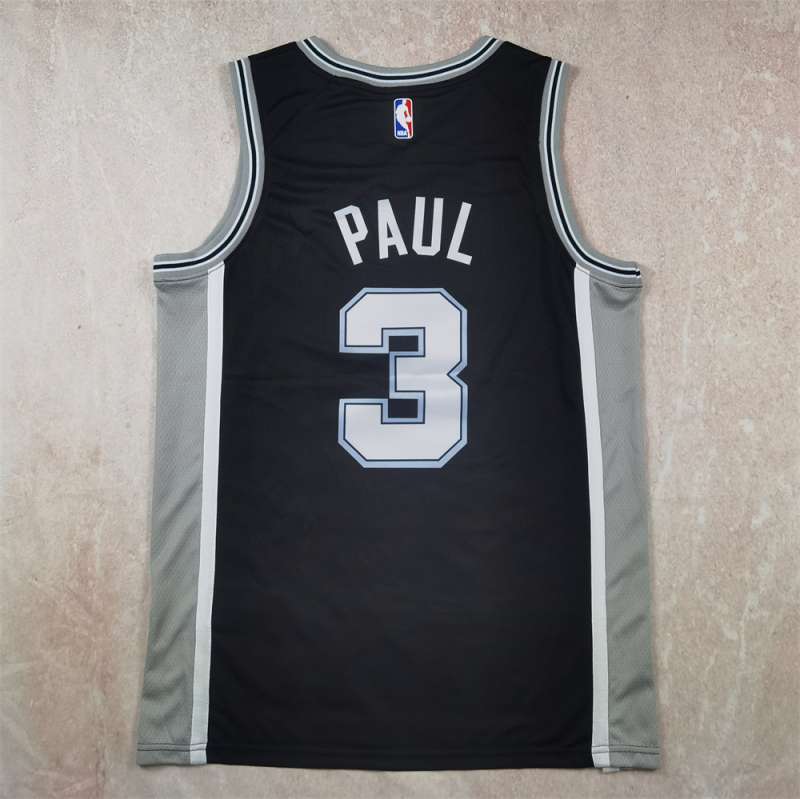 San Antonio Spurs #3 Chris Paul Hot Press Spurs 3 Black s-xxl Style 1 Basketball Jersey basketball jersey product view 1