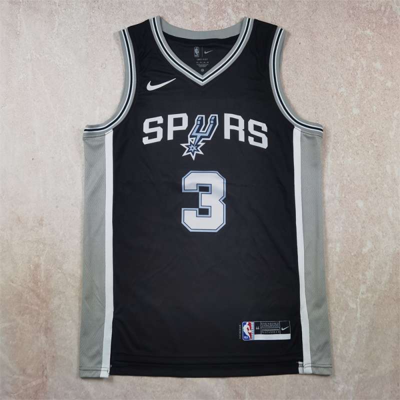 San Antonio Spurs #3 Chris Paul Hot Press Spurs 3 Black s-xxl Style 2 Basketball Jersey basketball jersey product view 1