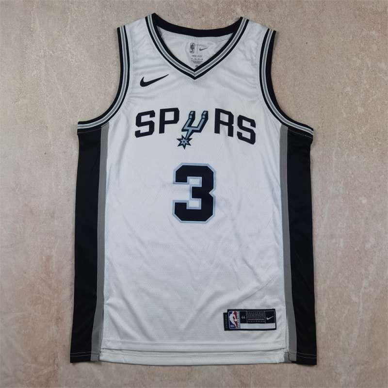 San Antonio Spurs #3 Chris Paul Hot Press Spurs 3 White s-xxl Style 2 Basketball Jersey basketball jersey product view 1