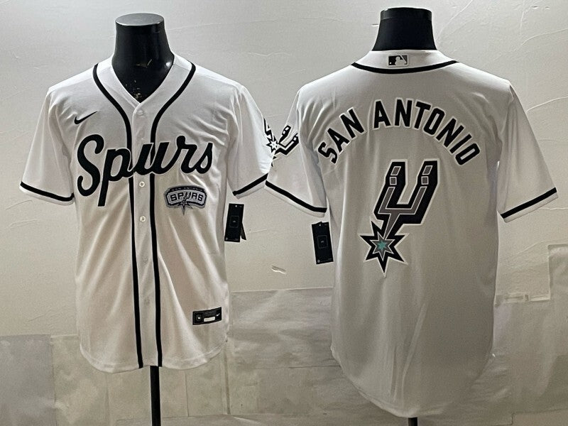 San Antonio Spurs nba Collaboration Style 3 Basketball Jersey basketball jersey product view 1