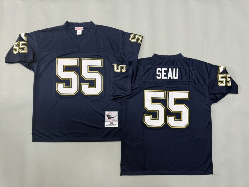 San Diego Chargers #55 Junior Seau San Diego Chargers Style 2 Football Jersey football jersey product view 1