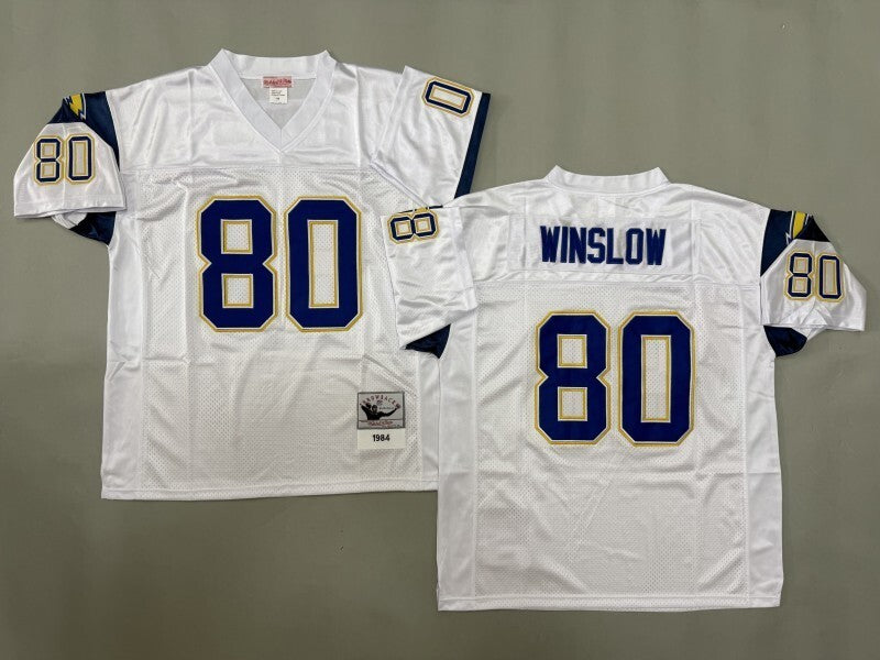 San Diego Chargers #80 Kellen Winslow San Diego Chargers Style 3 Football Jersey football jersey product view 1