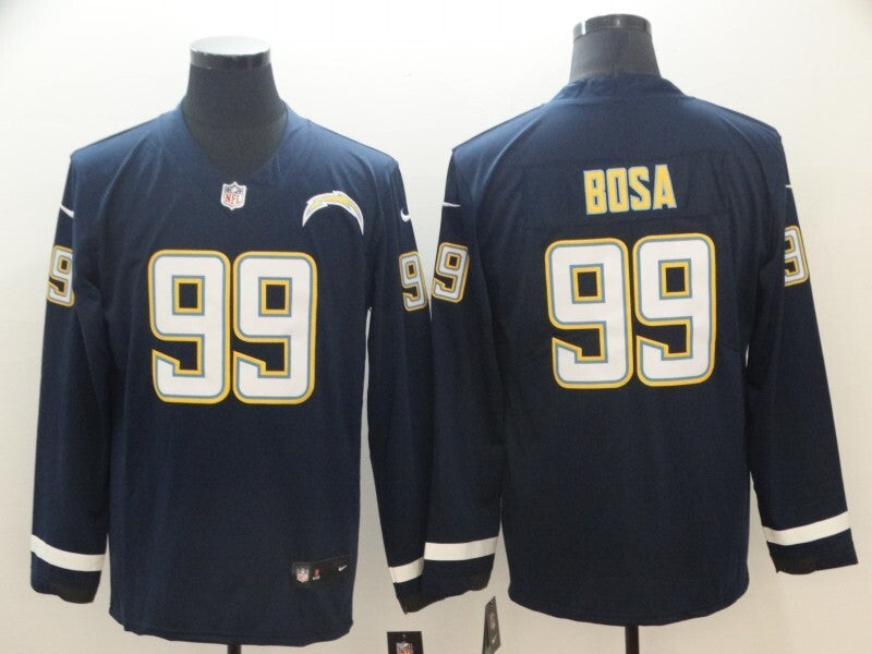 San Diego Chargers #99 Joey Bosa Football Jersey football jersey product view 1