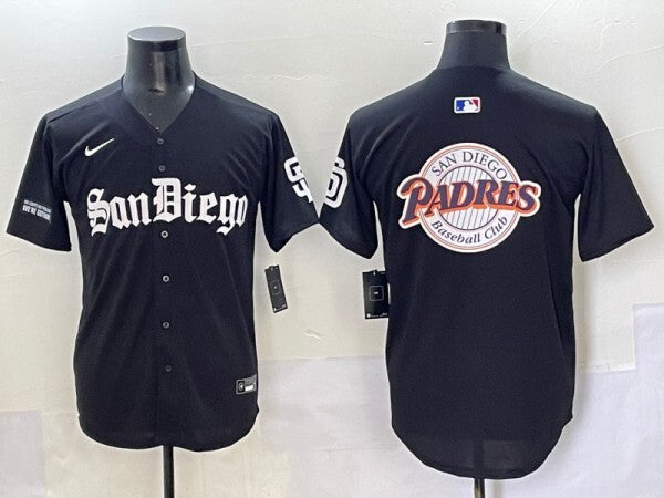 San Diego Padres Padres 5 Collaboration Style 1 Baseball Jersey baseball jersey product view 1