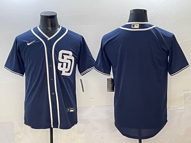 San Diego Padres Padres Adult Style 1 Baseball Jersey baseball jersey product view 1