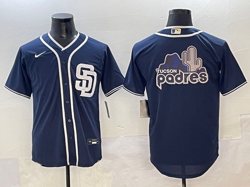 San Diego Padres Padres Adult Style 3 Baseball Jersey baseball jersey product view 1