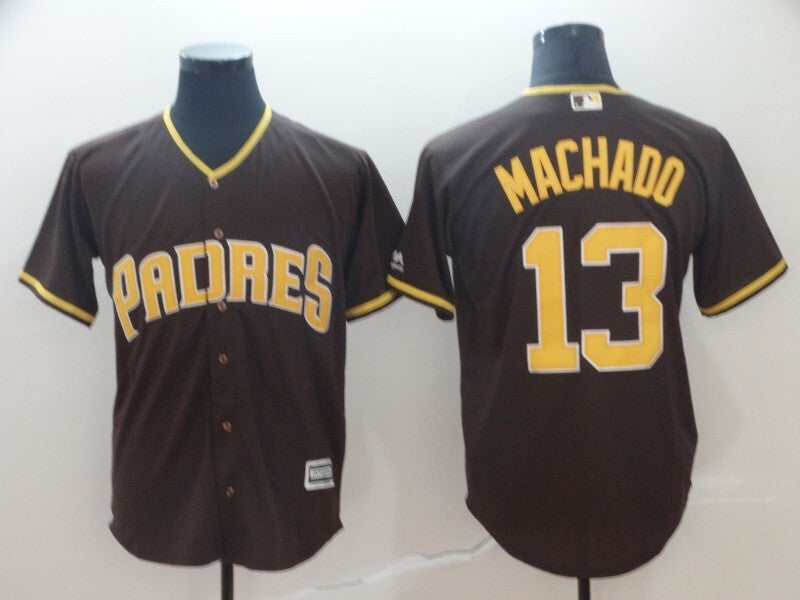 San Diego Padres #13 Manny Machado Style 4 Baseball Jersey baseball jersey product view 1
