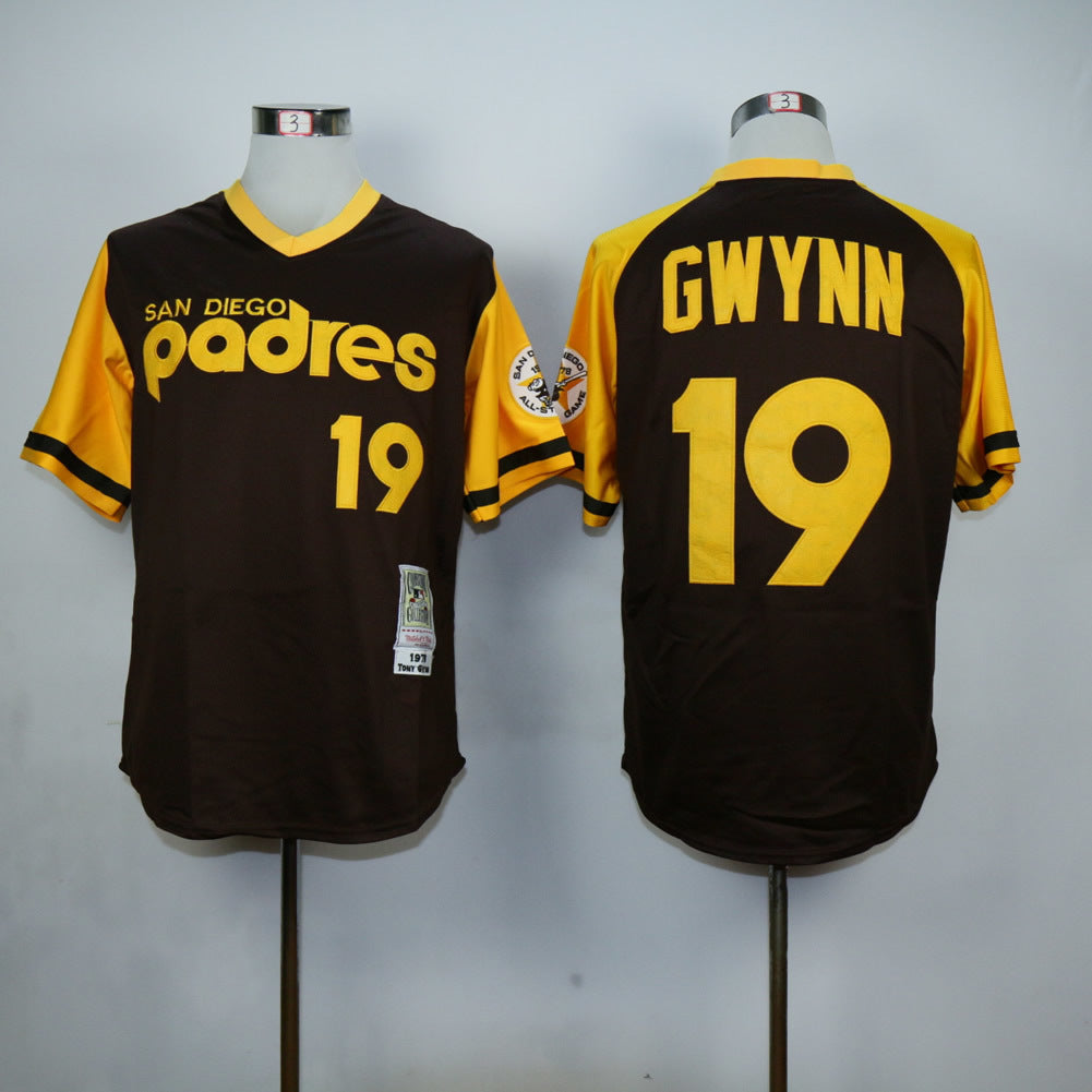 San Diego Padres #19 Baseball Jersey baseball jersey product view 1