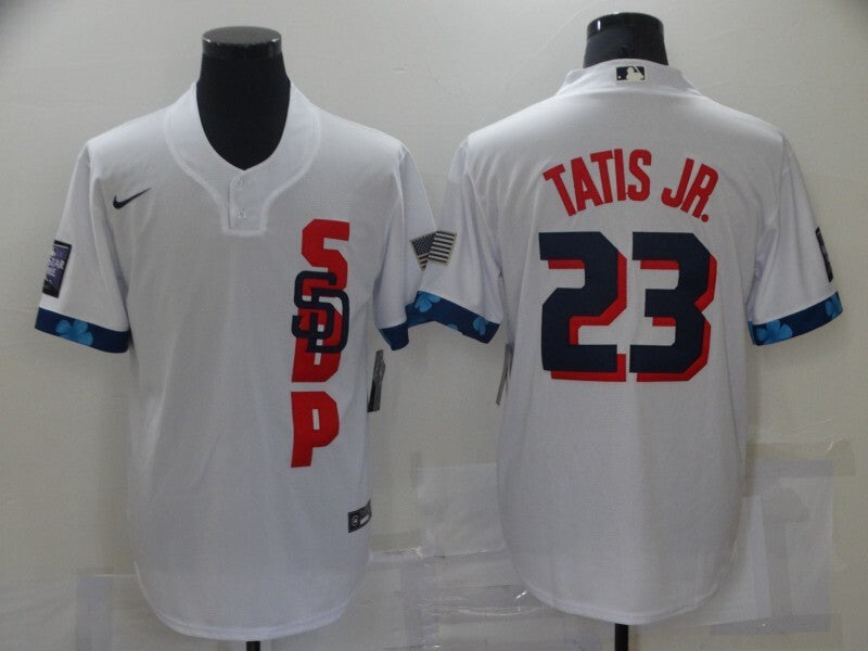 San Diego Padres #23 Fernando Tatis Jr. All-Star Fan 151 Style 2 Baseball Jersey baseball jersey product view 1