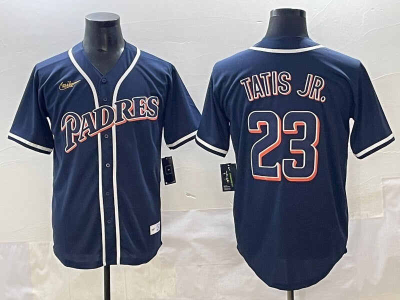 San Diego Padres #23 Fernando Tatis Jr Padres Retro Adult Baseball Jersey baseball jersey product view 1