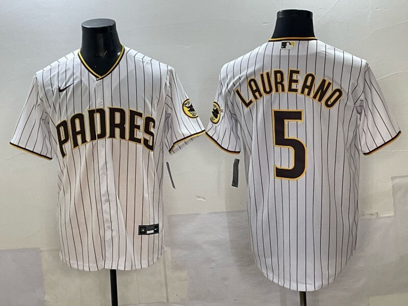 San Diego Padres #5 Ramon Laureano Padres Adult Style 1 Baseball Jersey baseball jersey product view 1