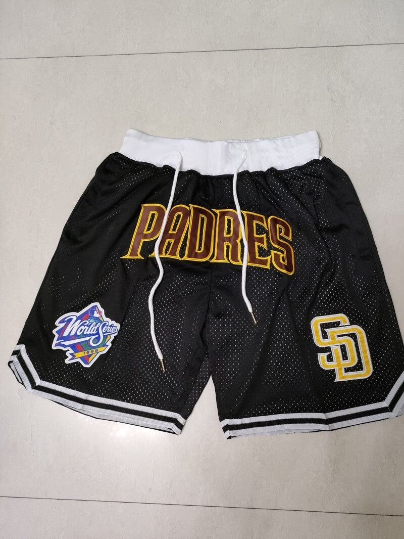 San Diego Padres just don shorts black Style 7 Baseball Jersey baseball jersey product view 1