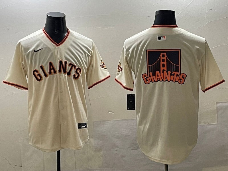 San Francisco Giants Giants Style 2 Baseball Jersey baseball jersey product view 1
