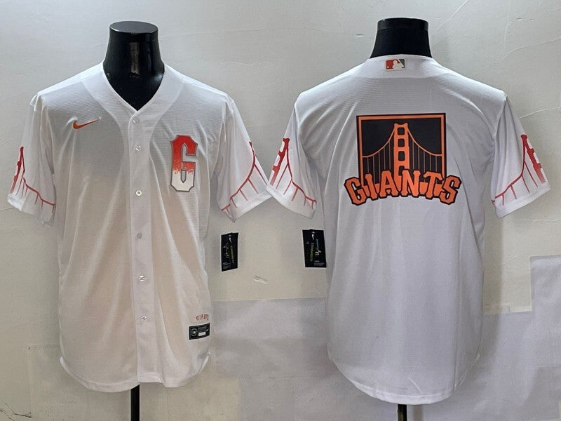 San Francisco Giants Giants Style 5 Baseball Jersey baseball jersey product view 1