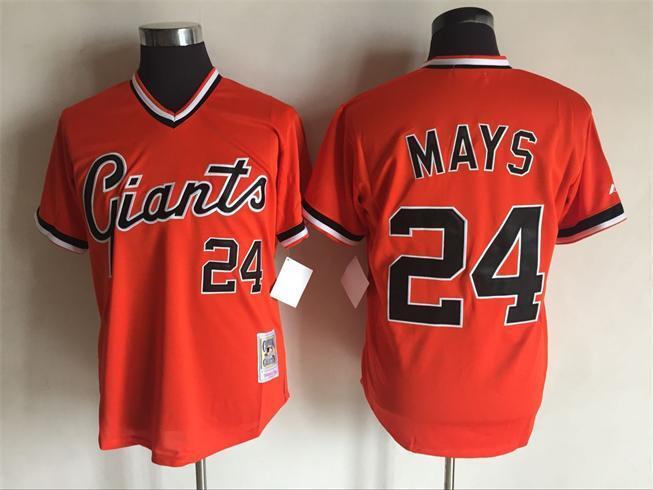 San Francisco Giants #24 Style 4 Baseball Jersey baseball jersey product view 1