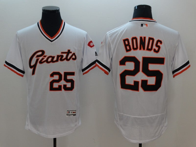 San Francisco Giants #25 Barry Bonds Style 2 Baseball Jersey baseball jersey product view 1