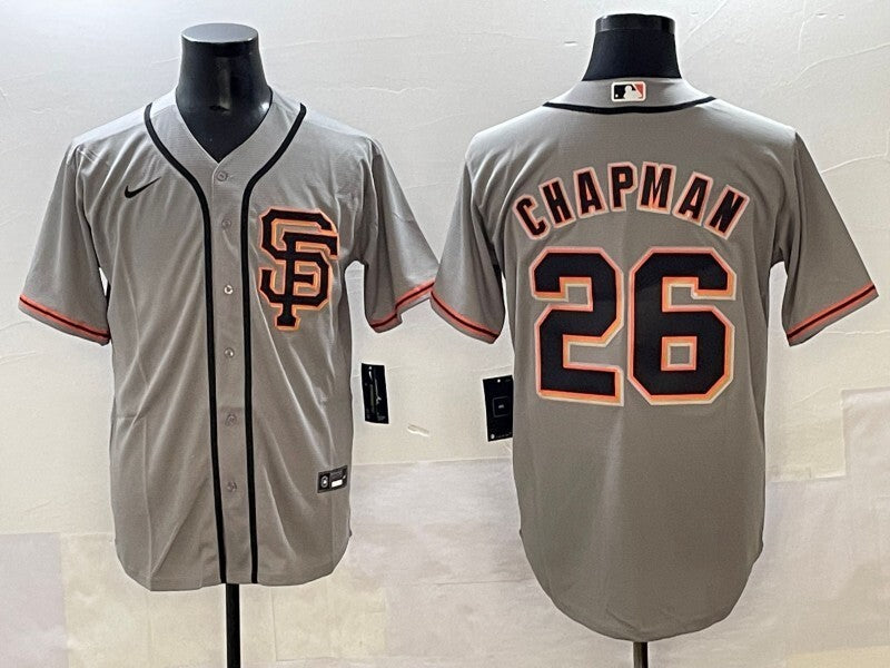 San Francisco Giants #26 Matt Chapman Giants Style 2 Baseball Jersey baseball jersey product view 1
