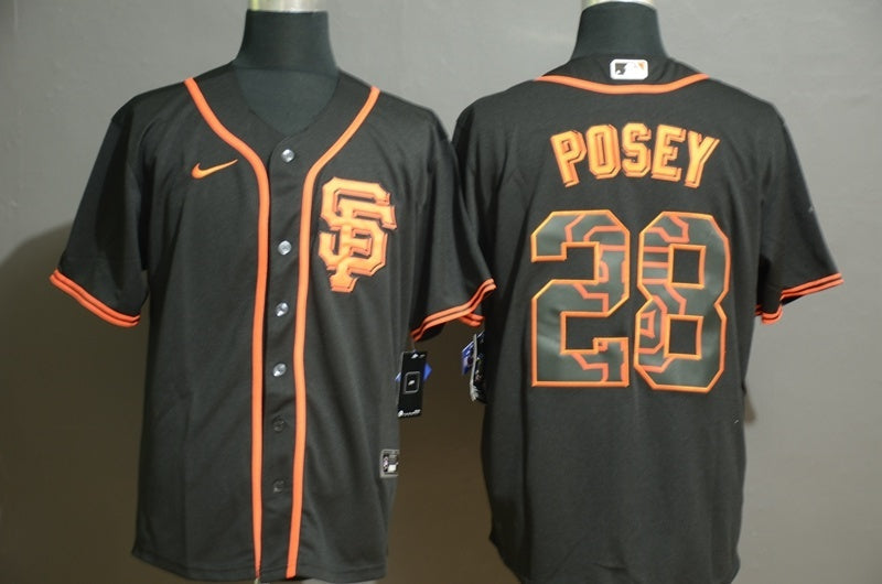San Francisco Giants #28 Buster Posey Baseball Jersey baseball jersey product view 1