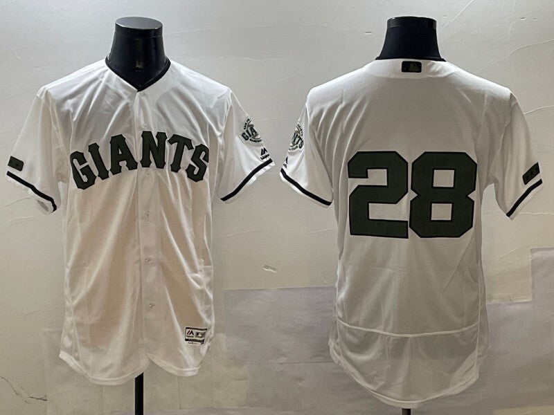 San Francisco Giants #28 Buster Posey Giants Adult Style 1 Baseball Jersey baseball jersey product view 1