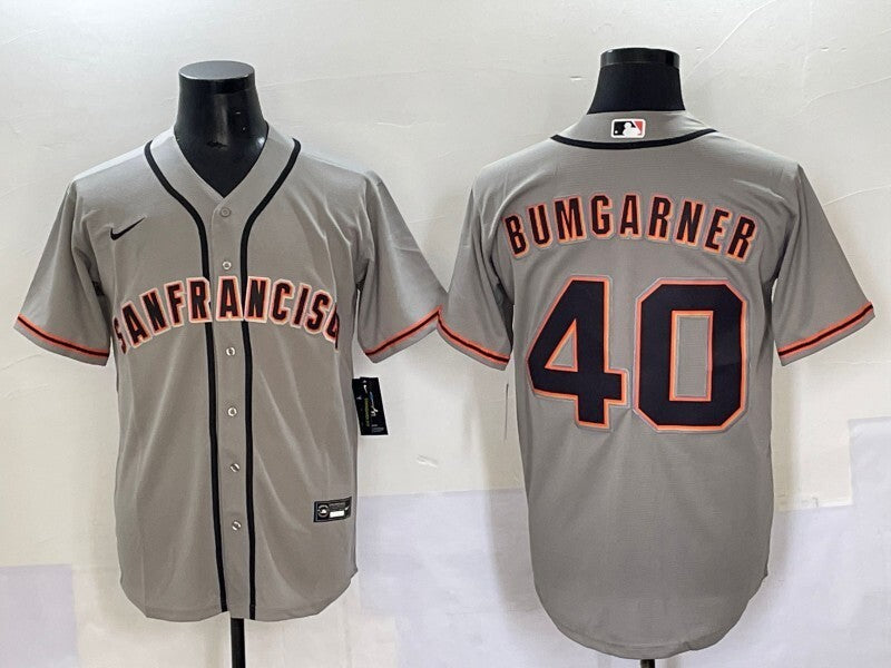 San Francisco Giants #40 Madison Bumgarner Giants Baseball Jersey baseball jersey product view 1