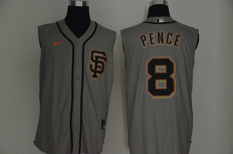 San Francisco Giants #8 Hunter Pence Baseball Jersey baseball jersey product view 1
