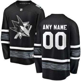 San Jose Sharks custom Hockey Jersey hockey jersey product view 1