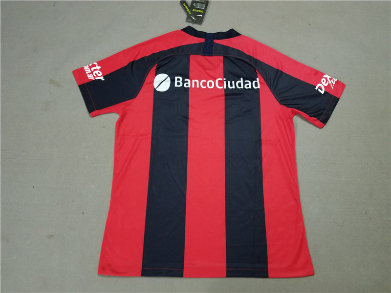 San Lorenzo home red and black soccer jersey 19-20 Style 1 sports jersey product view 1