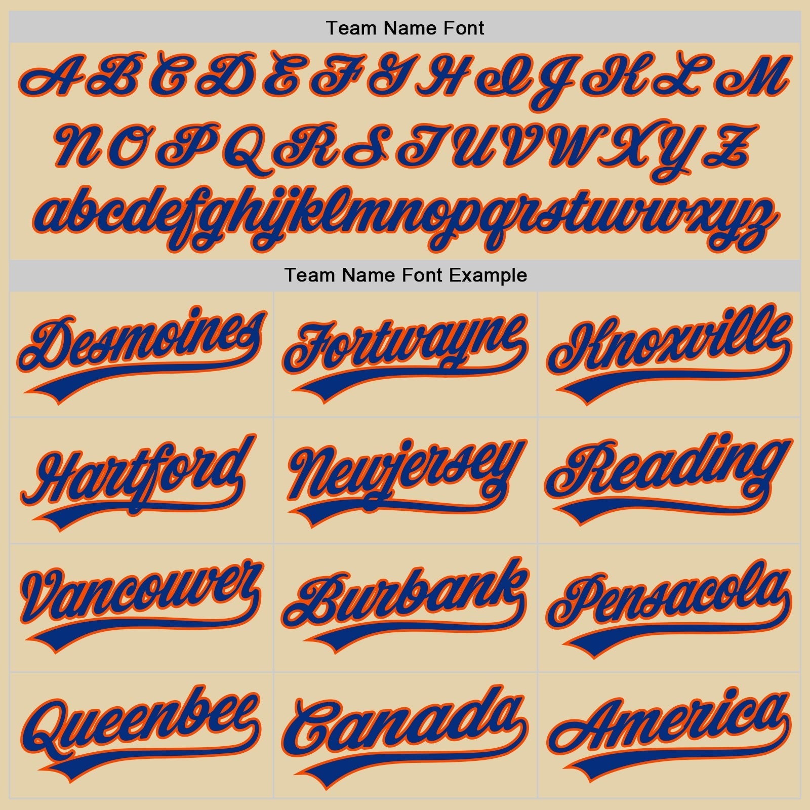 Custom Sand Royal-Orange Authentic Baseball Jersey baseball jersey product view 4