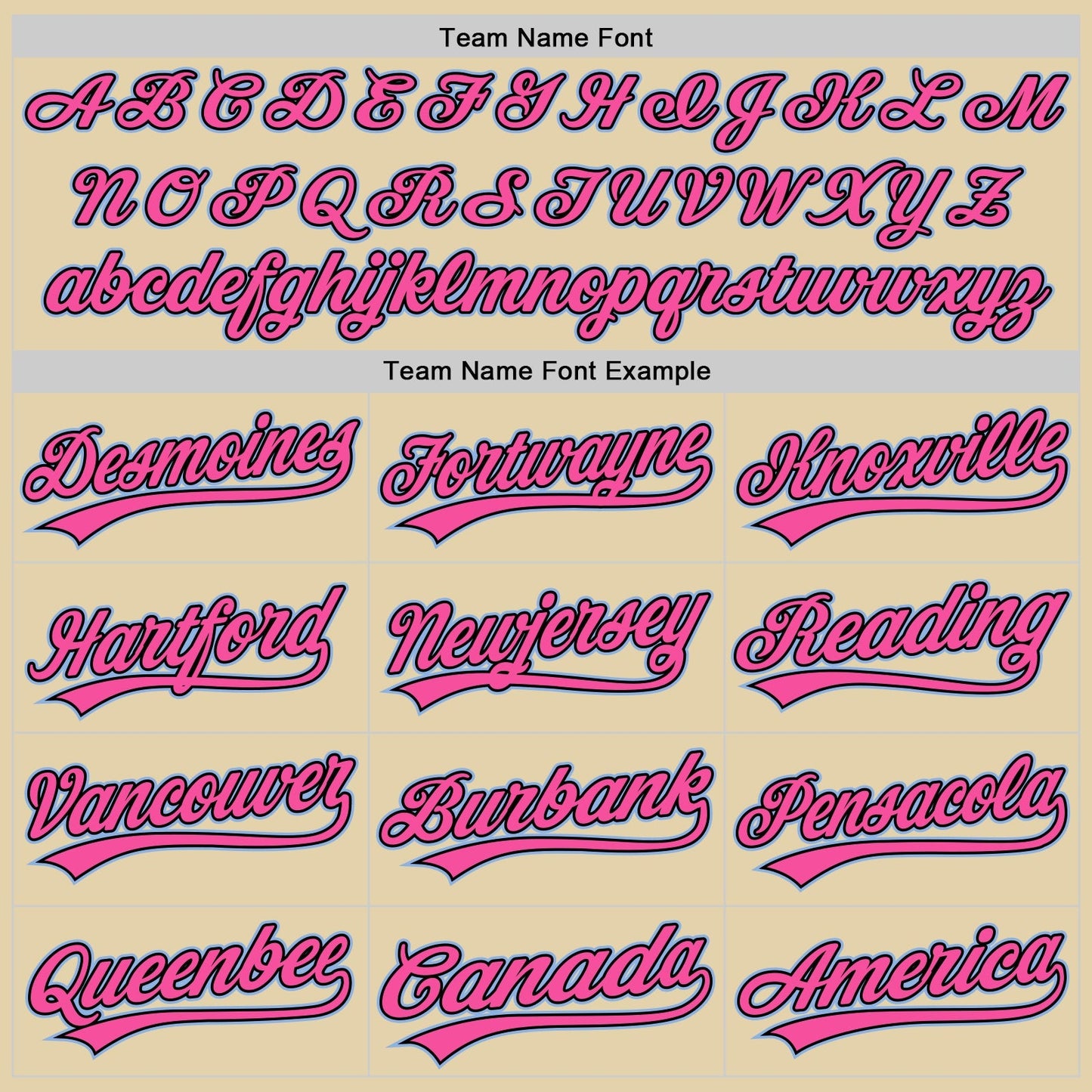 Custom Sand Pink Black-Light Blue Authentic Baseball Jersey baseball jersey product view 4