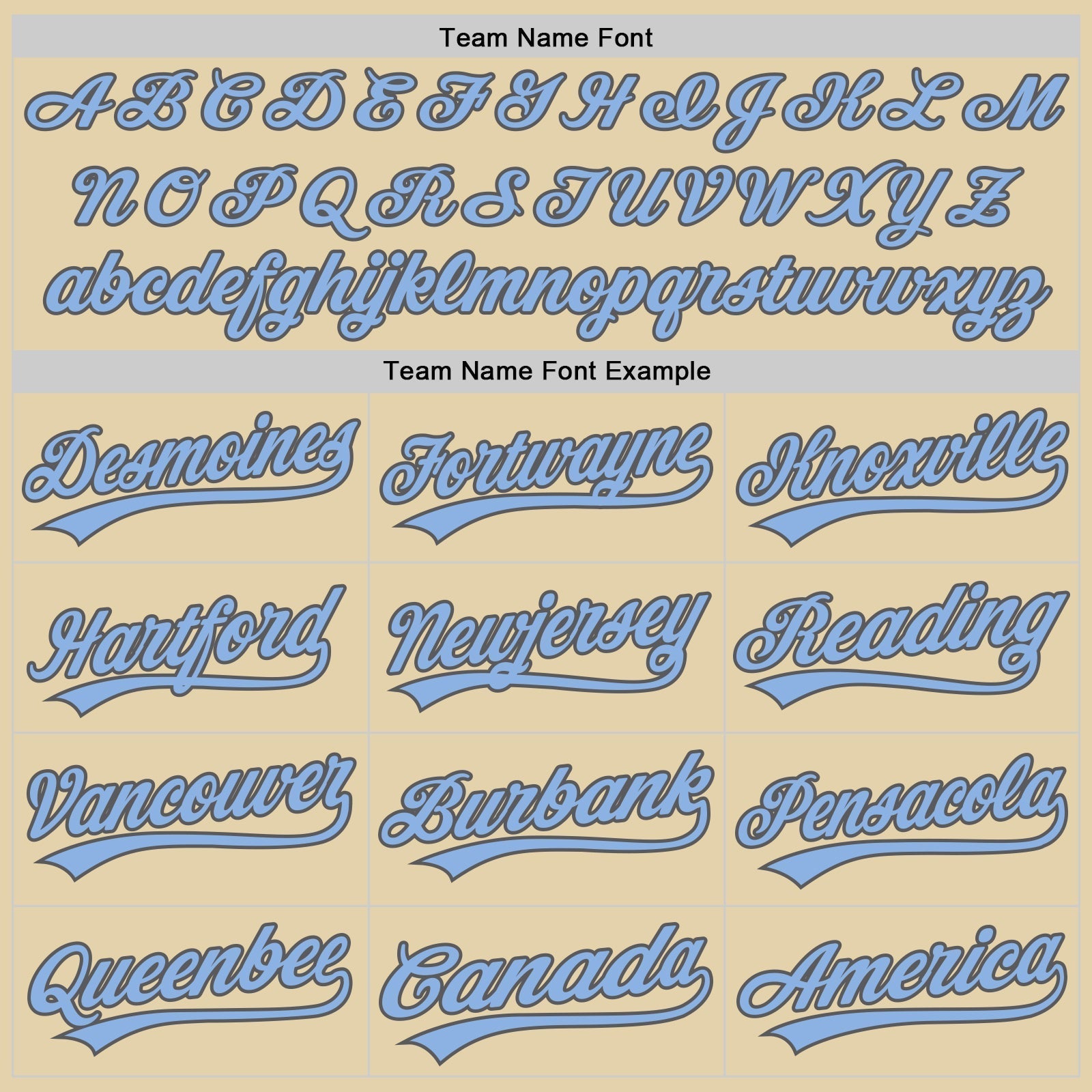 Custom Sand Light Blue-Steel Gray Authentic Baseball Jersey baseball jersey product view 4