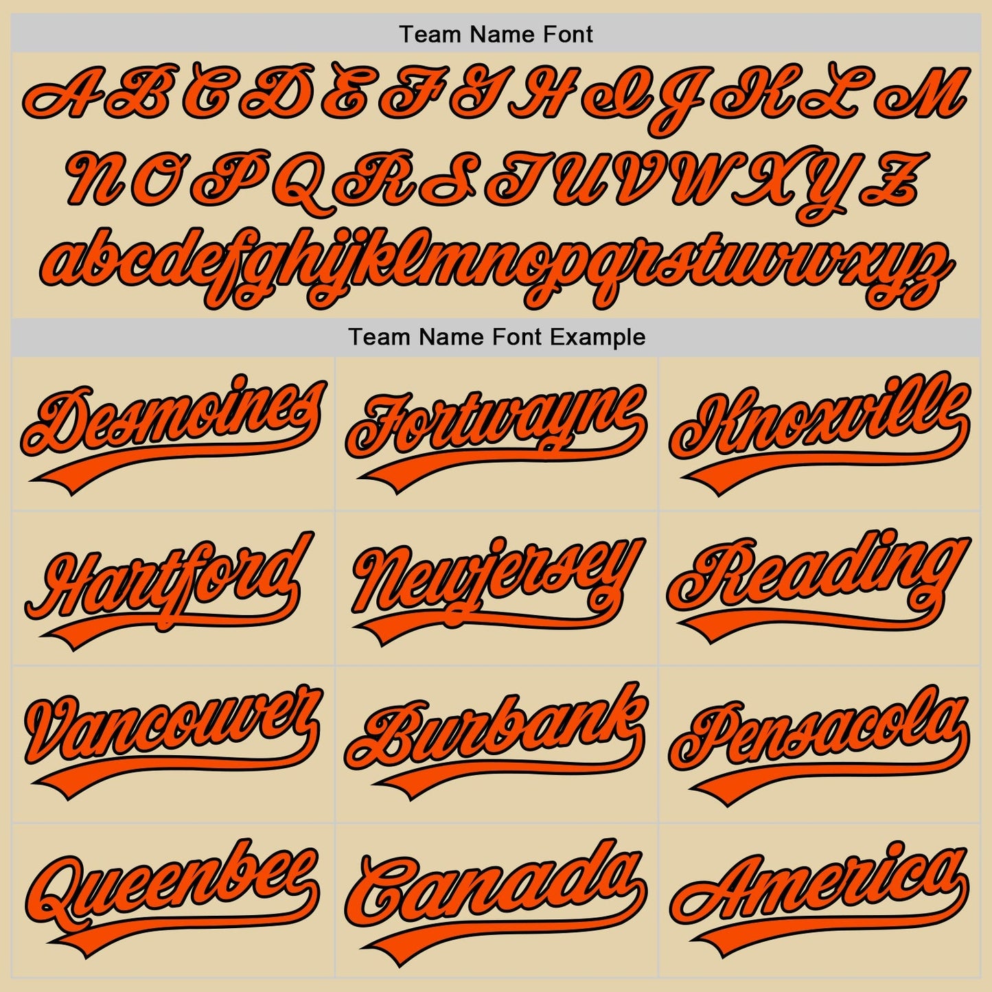 Custom Sand Orange-Black Authentic Baseball Jersey baseball jersey product view 4