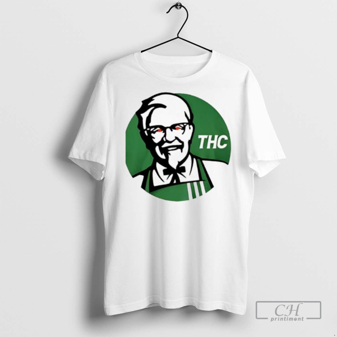 Sanders Thc Kfc Parody Logo T Shirts Unisex T-shirt, Sweatshirt, Hoodie, Long Sleeve Tee - T-Shirt, Sweatshirt, Hoodie