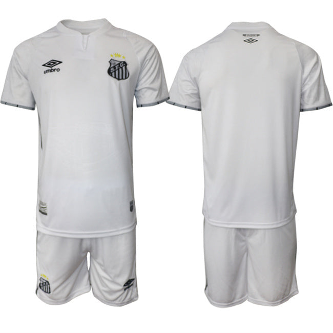 Santos F.C. Blank 25 26 White Home Soccer Jersey Suit sports jersey product view 1