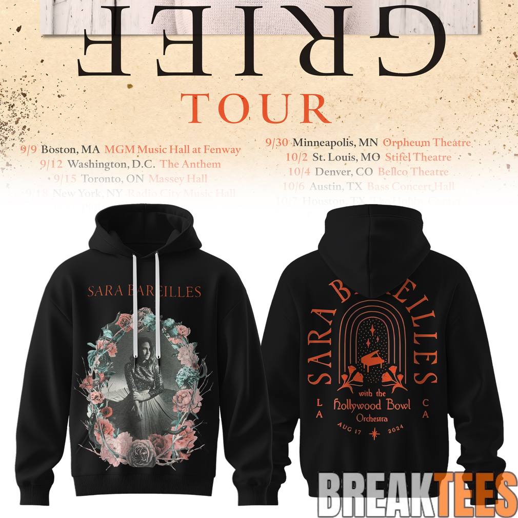 Sara Bareilles Good Grief Tour 2026 Special Hoodie Unisex T-shirt, Sweatshirt, Hoodie, Long Sleeve Tee - T-Shirt, Sweatshirt, Hoodie