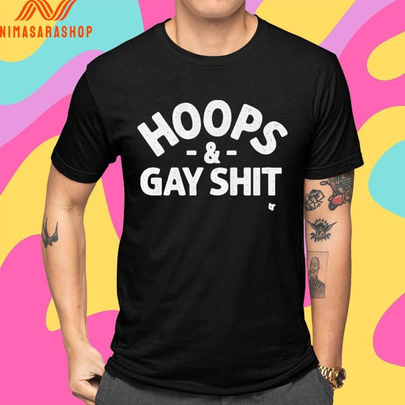 Sarah Spain Hoops And Gay Shit - Adult & Kids T-Shirts, Sweatshirts & Hoodies apparel design preview 4