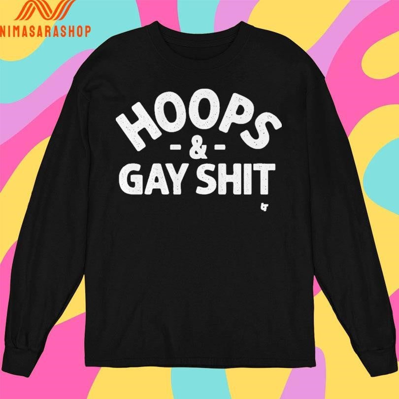 Sarah Spain Hoops And Gay Shit - Adult & Kids T-Shirts, Sweatshirts & Hoodies apparel design preview 3