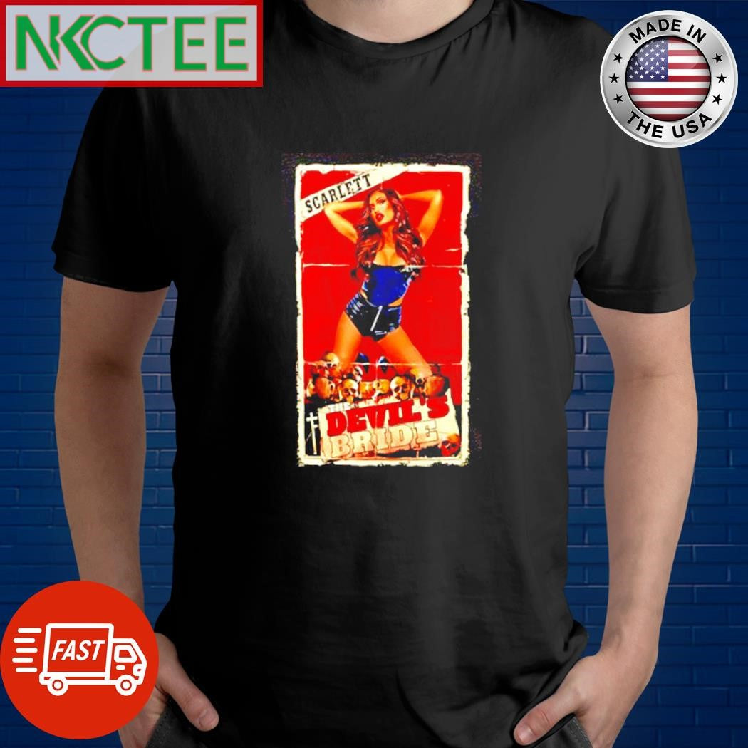 Scarlett The Devil’s Bride shirt Unisex T-shirt, Sweatshirt, Hoodie, Long Sleeve Tee - T-Shirt, Sweatshirt, Hoodie
