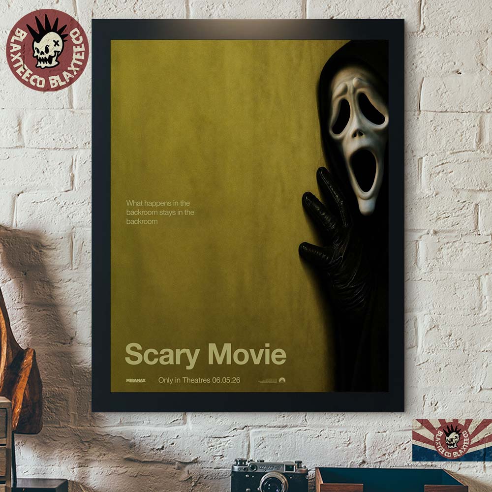 Scary Movie 6 Backrooms Parody Poster What Happens In The Backroom Stays In The Backroom Poster Canvas - T-Shirt, Sweatshirt, Hoodie