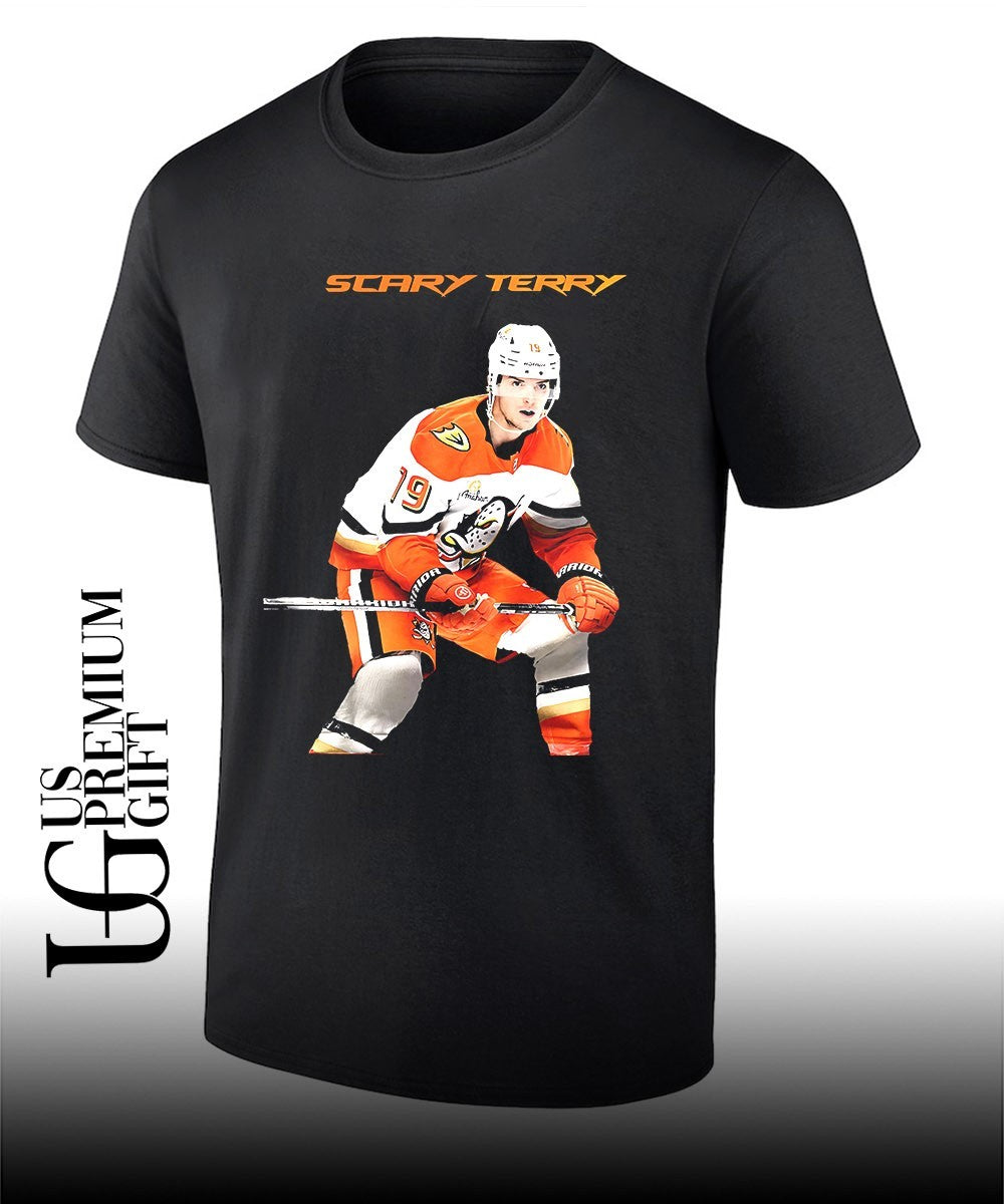 Scary Terry Trevor Zegras Anaheim Ducks NHL 2026 shirt Unisex T-shirt, Sweatshirt, Hoodie, Long Sleeve Tee - T-Shirt, Sweatshirt, Hoodie