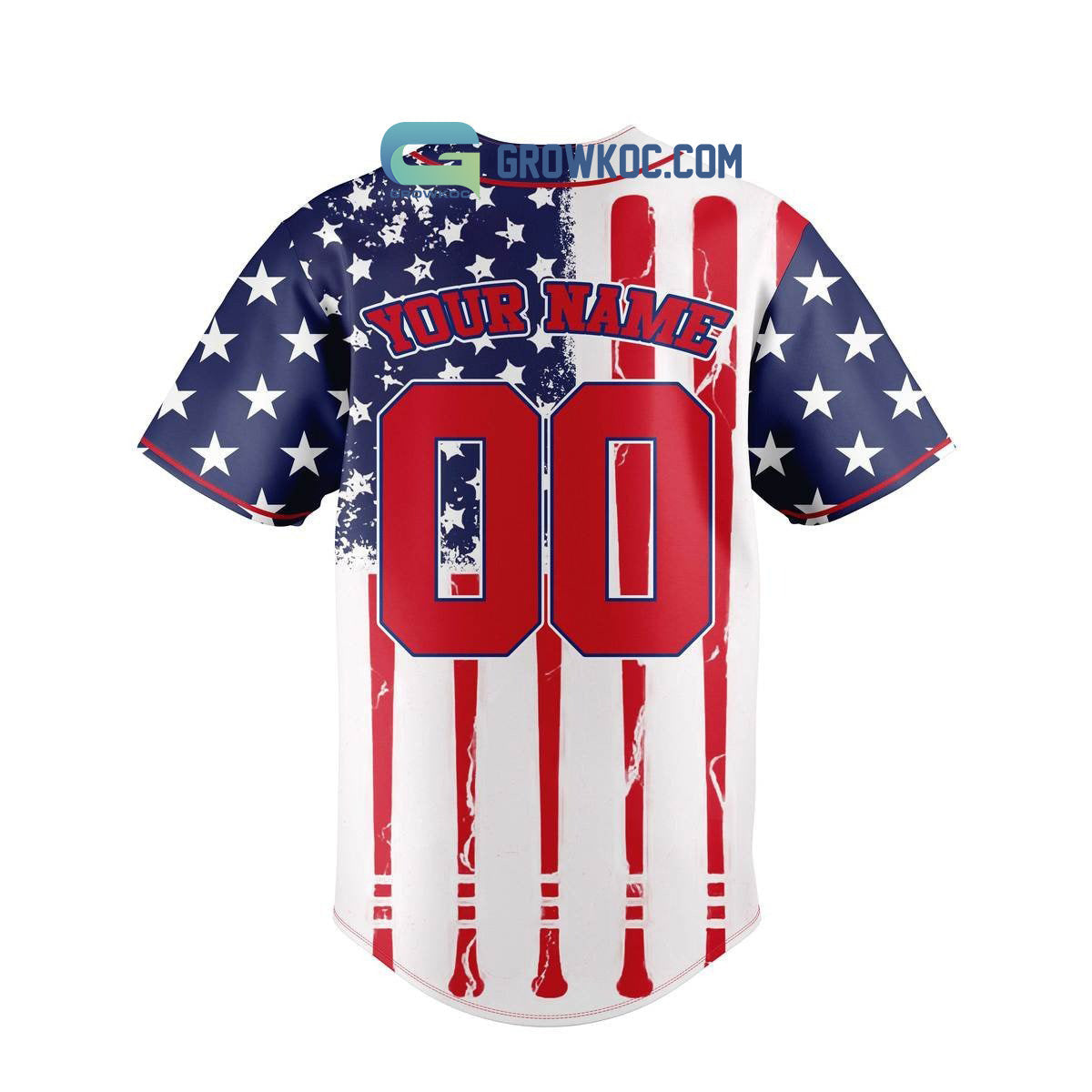 Scooby Doo 4 July United States Of American Personalized Baseball Jersey baseball jersey product view 3