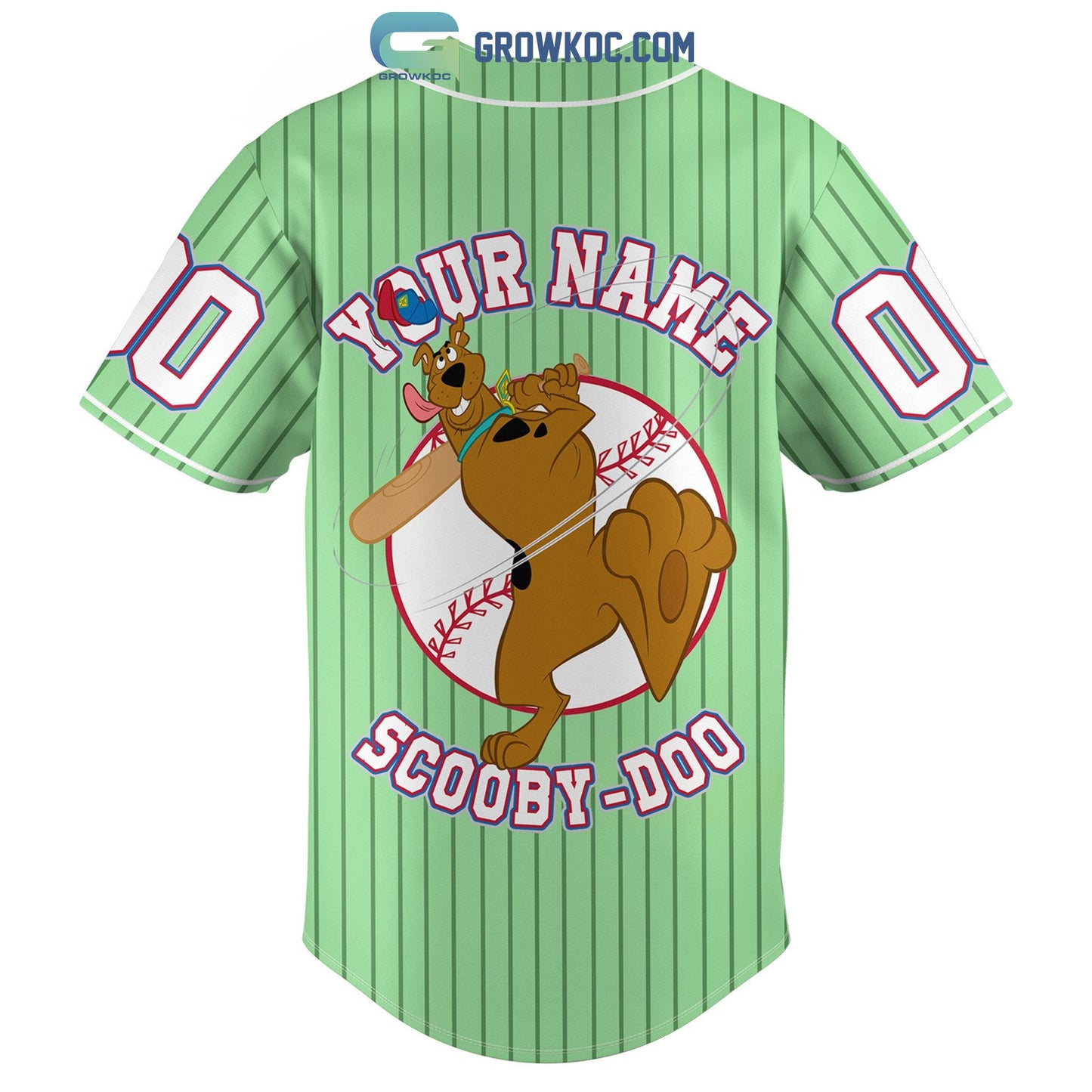 Scooby Doo Living The Ruf Fife Personalized Baseball Jersey baseball jersey product view 3