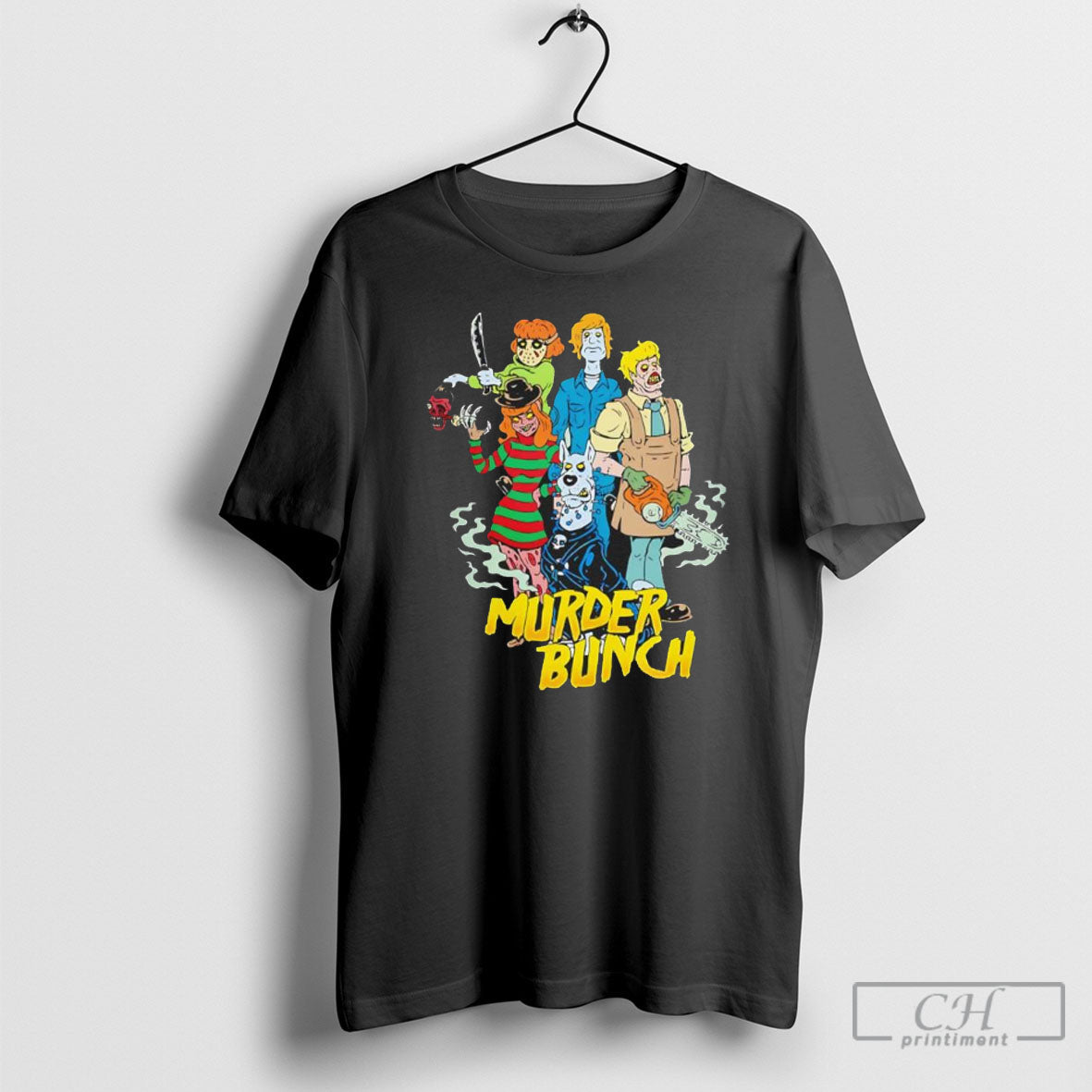 Scooby Doo X Halloween Character Murder Bunch Vintage Unisex T-shirt, Sweatshirt, Hoodie, Long Sleeve Tee - T-Shirt, Sweatshirt, Hoodie