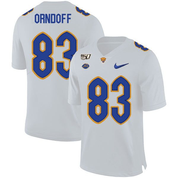 Scott Orndoff 83 White College Football Jersey football jersey product view 1