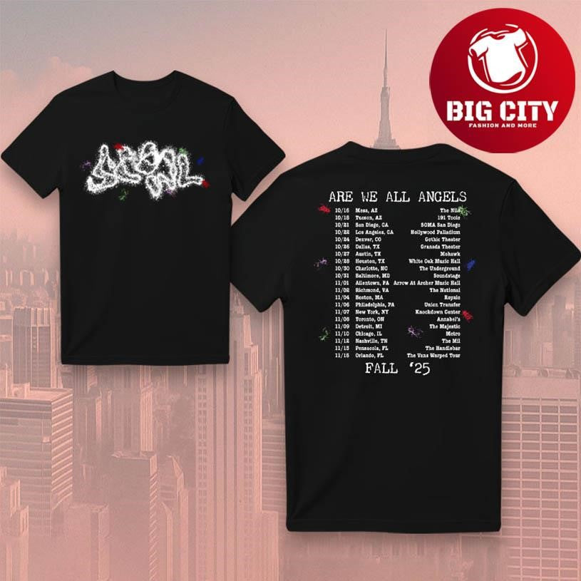 Scowl RBS 2025 Tour Two Sided Shirt Unisex T-shirt, Sweatshirt, Hoodie, Long Sleeve Tee - T-Shirt, Sweatshirt, Hoodie