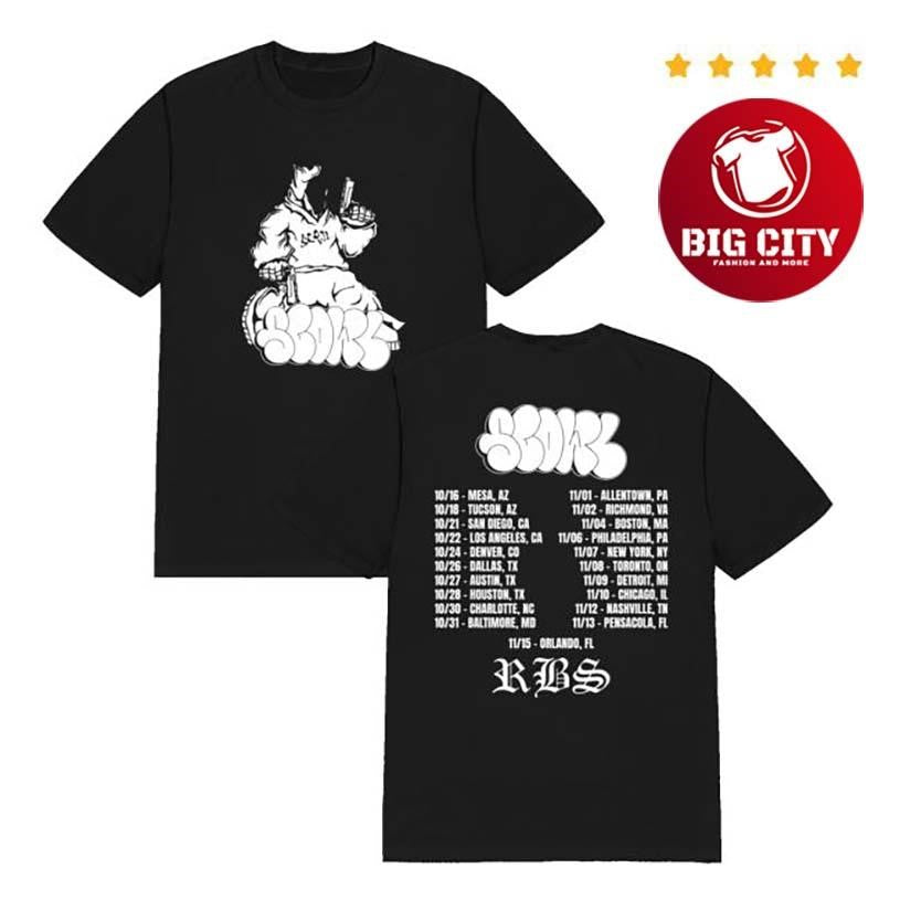 Scowl Rbs Tour Two Sided Shirt Unisex T-shirt, Sweatshirt, Hoodie, Long Sleeve Tee - T-Shirt, Sweatshirt, Hoodie
