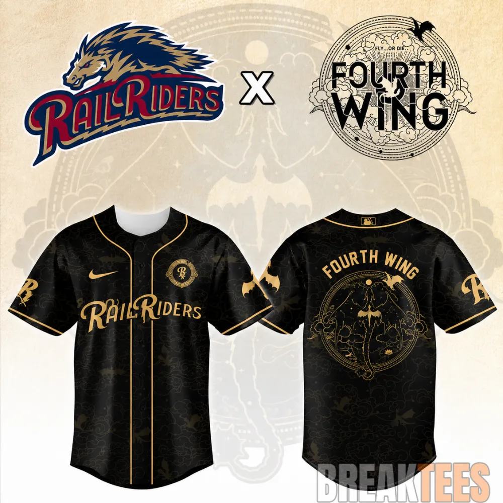 Scranton Wilkes-Barre RailRiders Fourth Wing Night 2026 MiLB Game Jersey Unisex T-shirt, Sweatshirt, Hoodie, Long Sleeve Tee - T-Shirt, Sweatshirt, Hoodie