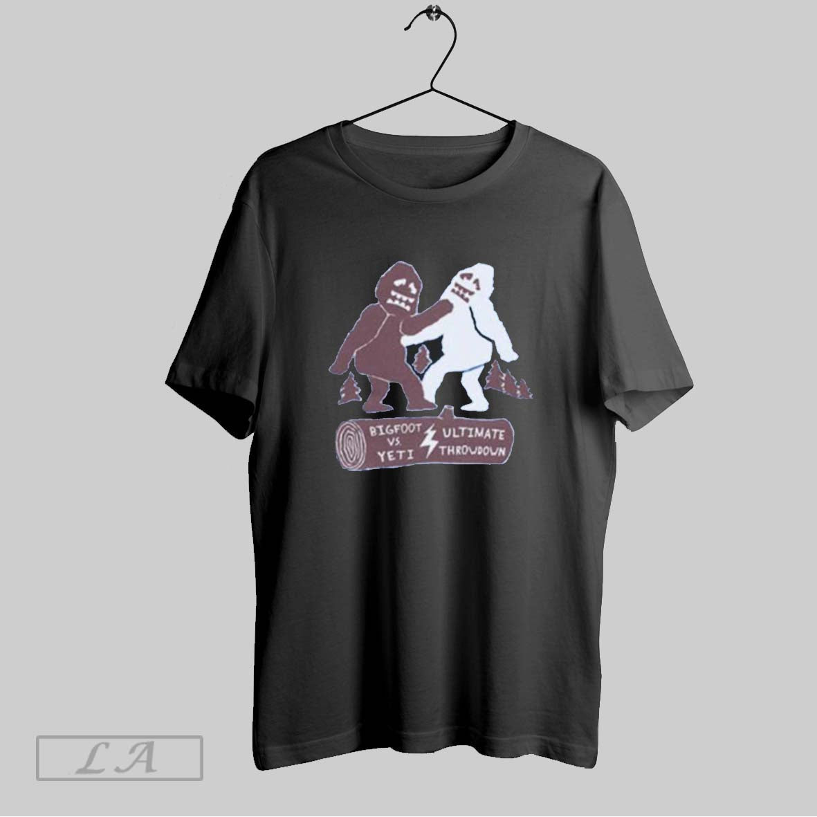 Scream Noah Foster Bigfoot Vs Yeti Ultimate Throwdown 2025 Unisex T-shirt, Sweatshirt, Hoodie, Long Sleeve Tee - T-Shirt, Sweatshirt, Hoodie